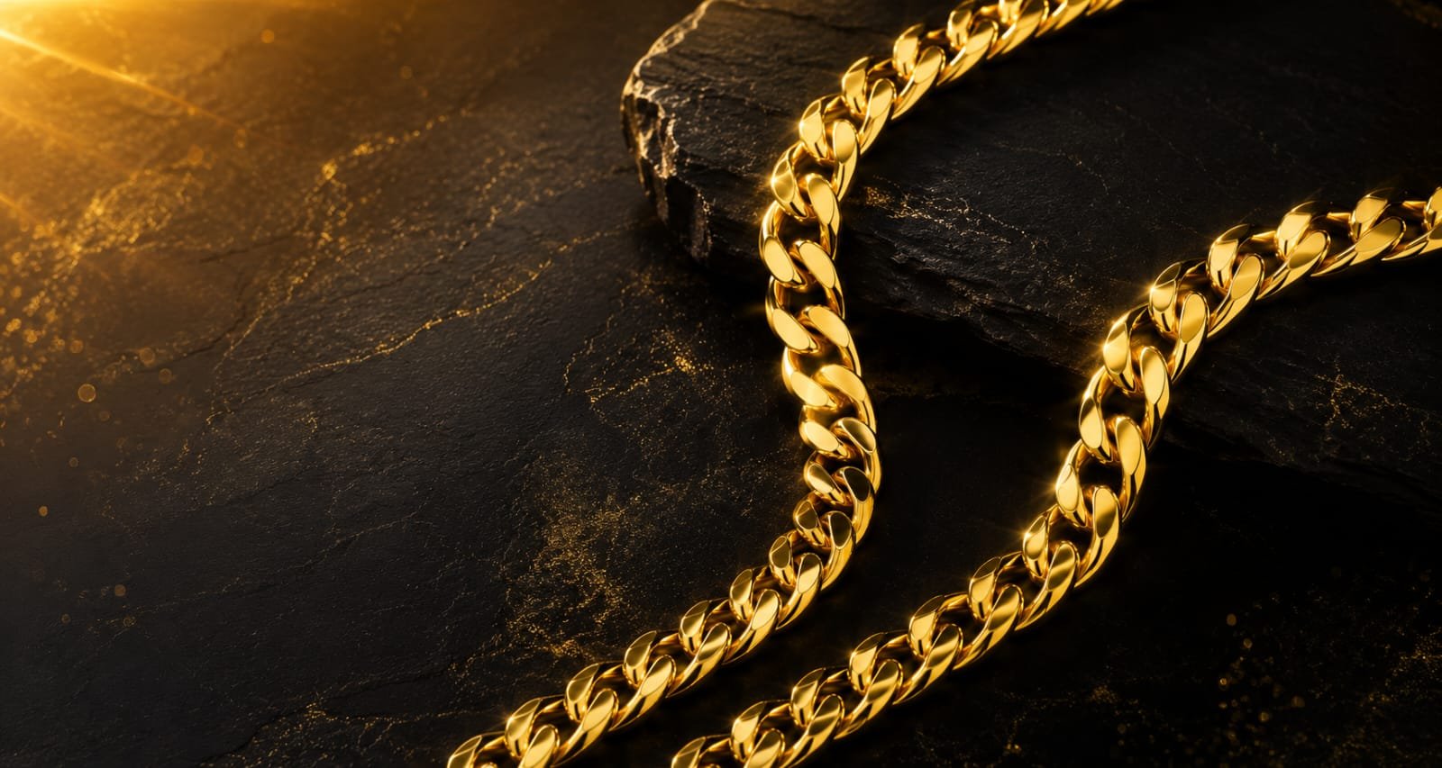 Corrente banhada a ouro 18k, DOM JOIAS 18K